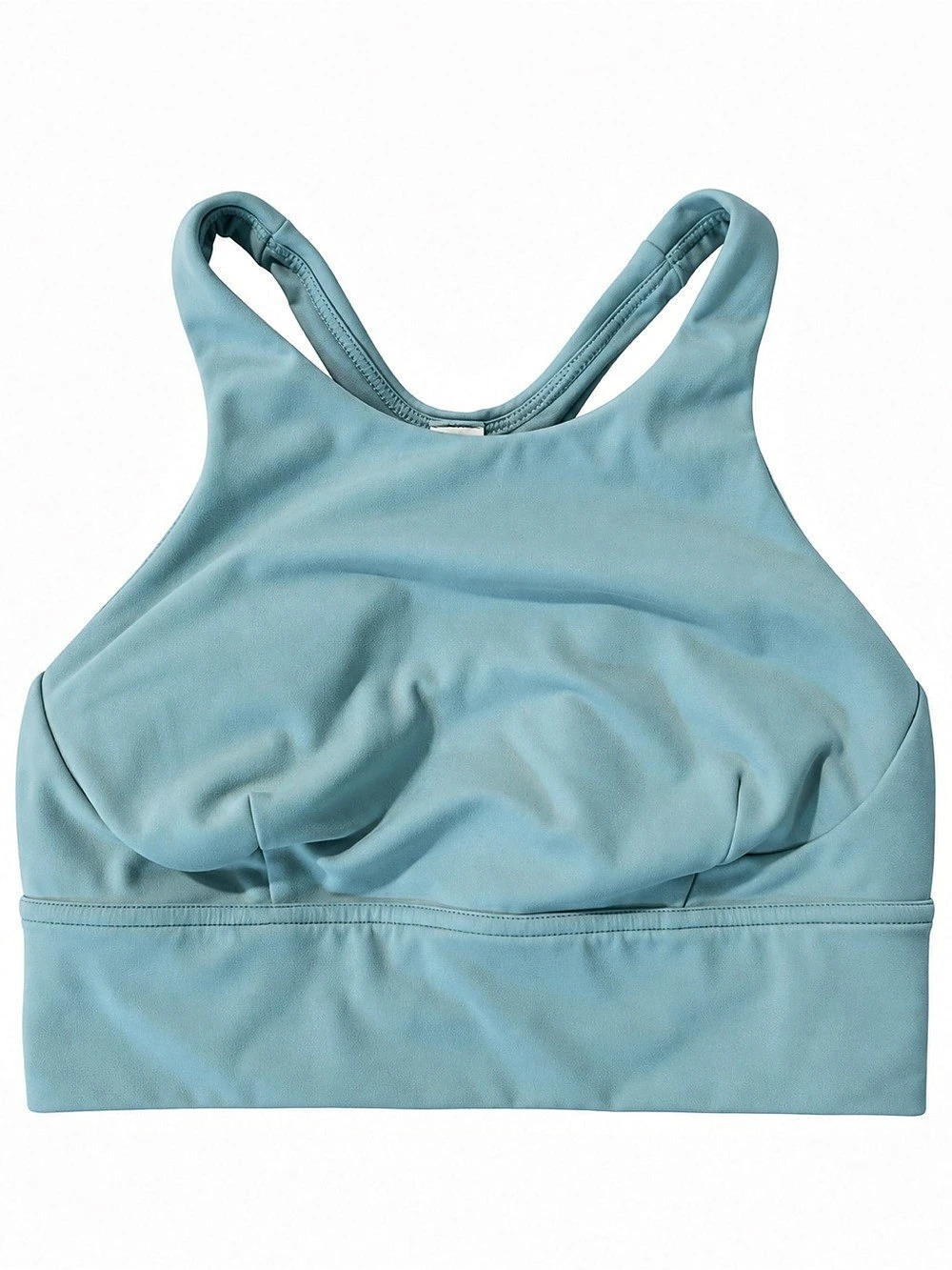 Lululemon Free to Be High-Neck Longline Bra Wild Blue Sports Bra